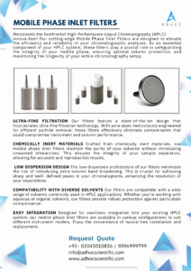 Mobile Phase Inlet Filters